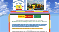 Desktop Screenshot of dallasbouncehouses.com